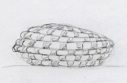 coffret oval en paleine - croquis © LVS2