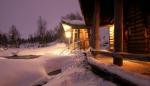 l'heure du sauna à fumée au bord de la rivière © LVS2