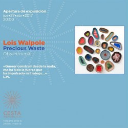 Affiche de l'exposition Precious Waste © LVS2